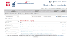 Desktop Screenshot of legislacja.rcl.gov.pl