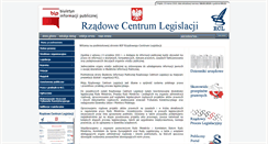 Desktop Screenshot of bip.rcl.gov.pl